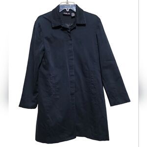Style and Company Women's Black Coat Sz 10